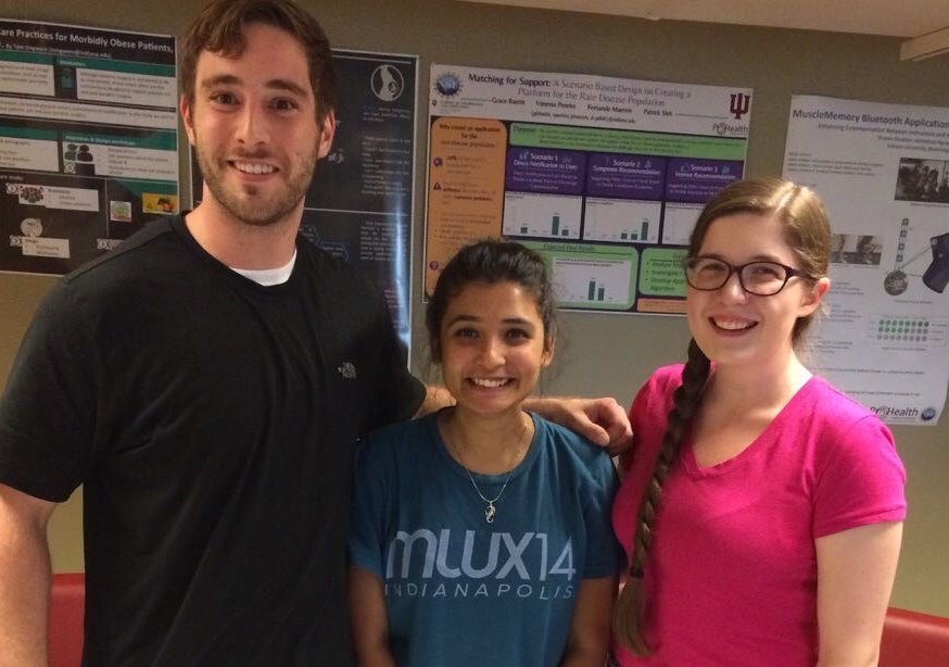 Nandini Ramanan with her mentees