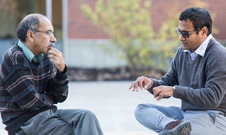 Prof. Natarajan with his guru