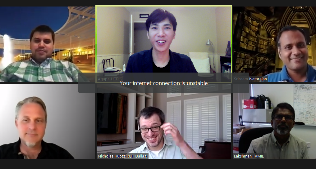 Yuqiao successfully defended his thesis. Congratulations!